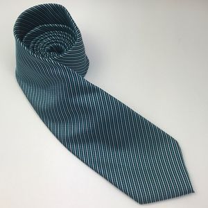 Italian Tie Pura Seta 100% Silk Green/Black/White